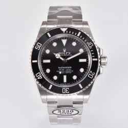 Submariner 124060LN 41mm No Date Clean 904L Steel Black Dial VR3230