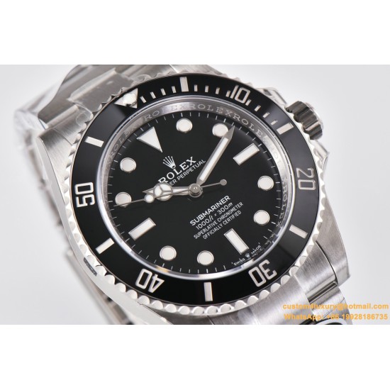 Submariner 124060LN 41mm No Date Clean 904L Steel Black Dial VR3230
