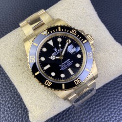 Submariner 126618LN 41mm YG/YG Black/Dot Clean VR3235