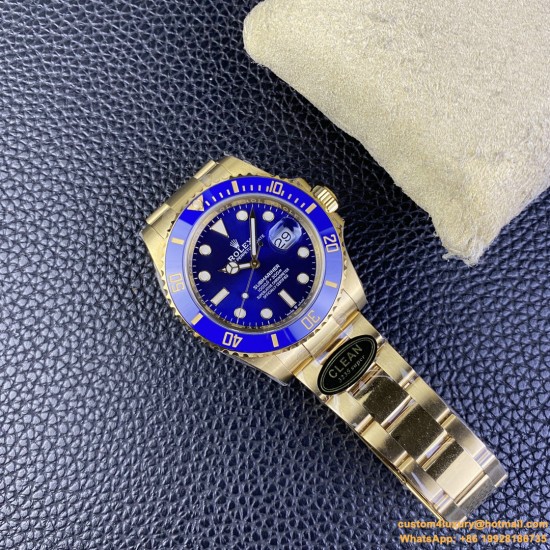 Submariner 126618LB 41mm YG/YG Blue/Dot Clean VR3235