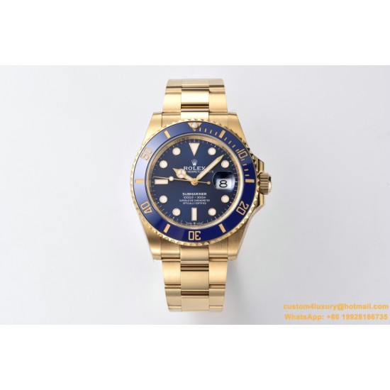 Submariner 41mm 126618LB YG/YG Blue Dial VSF VS3235