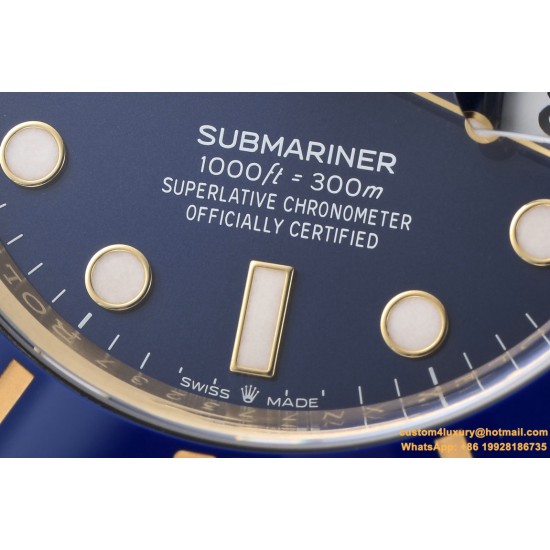 Submariner 41mm 126618LB YG/YG Blue Dial VSF VS3235