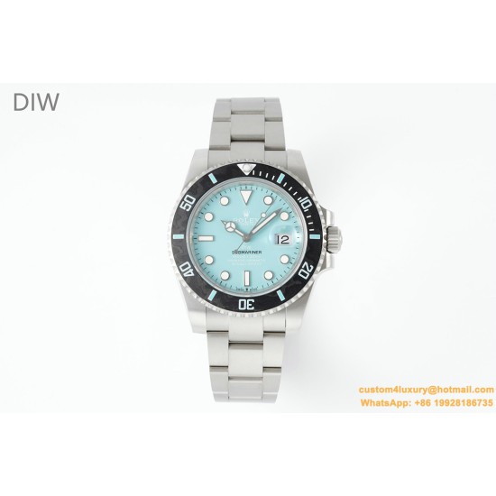Submariner DIW 40mm 904L TI/TI Tiffany Dial DIWF VR3135