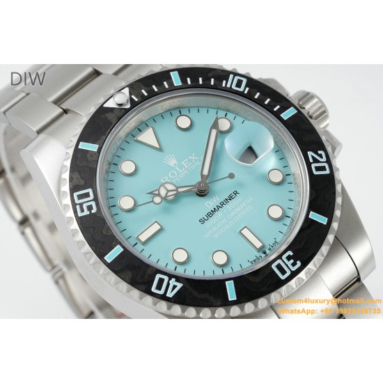 Submariner DIW 40mm 904L TI/TI Tiffany Dial DIWF VR3135