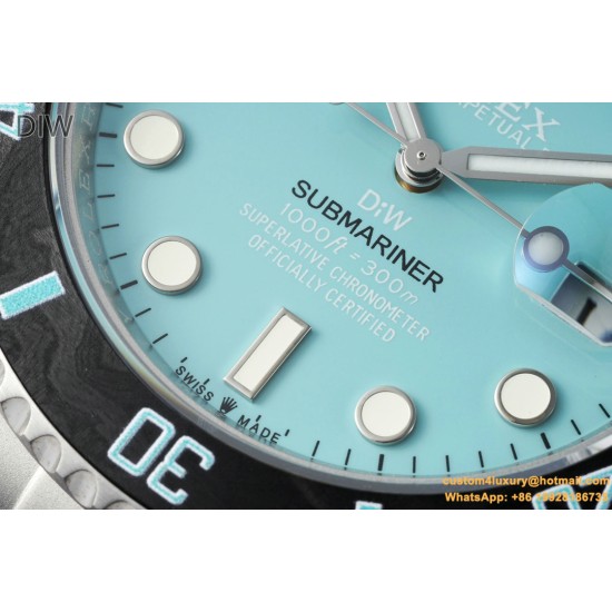 Submariner DIW 40mm 904L TI/TI Tiffany Dial DIWF VR3135