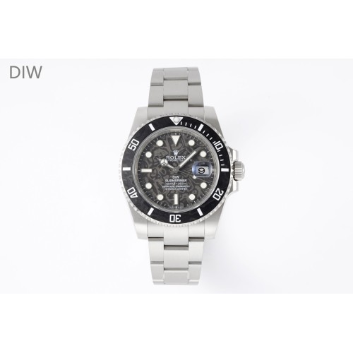 Submariner DIW 40mm 904L SS/SS Black Dial DIWF VR3135