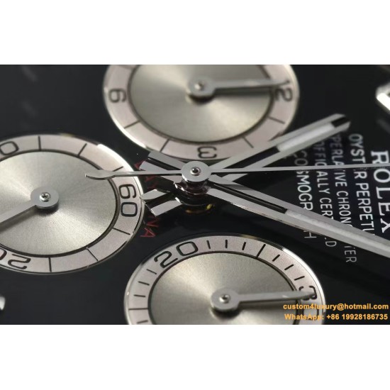 Daytona 126509 40mm SS/SS Black/Dia Clean SH4131 Super Clone