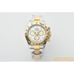 Daytona 126503 40mm YG/SS White/Stk Clean SH4131 Super Clone