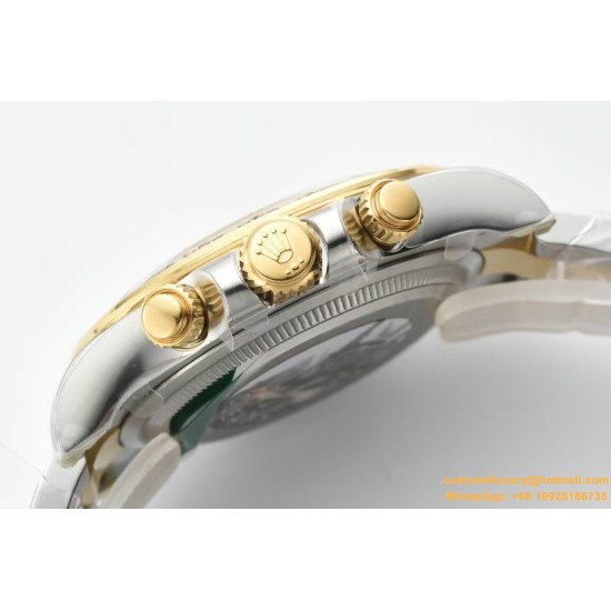 Daytona 126503 40mm YG/SS White/Stk Clean SH4131 Super Clone