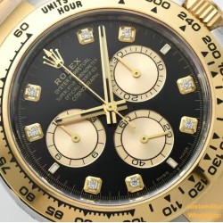 Daytona 126503 40mm YG/SS Black/Dia Clean SH4131 Super Clone