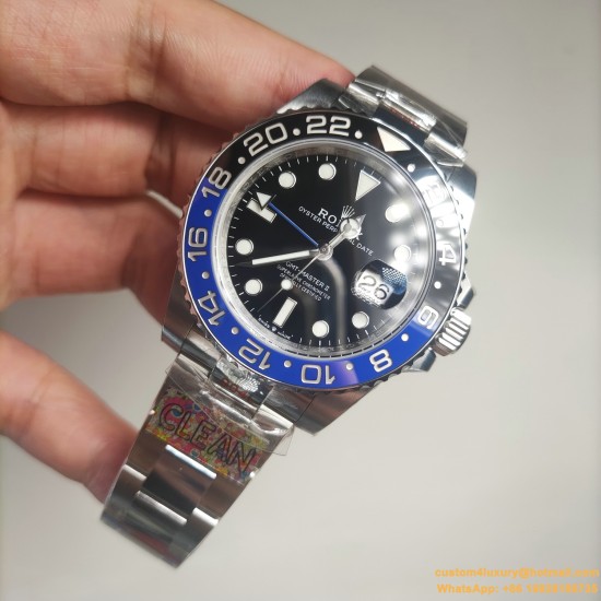 GMT Master II 116710 BLNR Oys 40mm SS/SS Black/Blue CLEAN VR3186