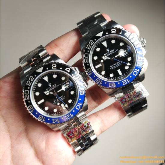 GMT Master II 116710 BLNR Oys 40mm SS/SS Black/Blue CLEAN VR3186