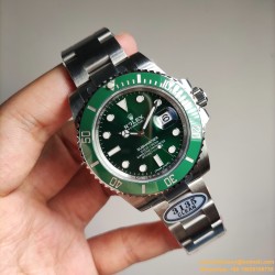 Submariner 116610LV Hulk 40mm SS/SS Green Dial Clean VS3135