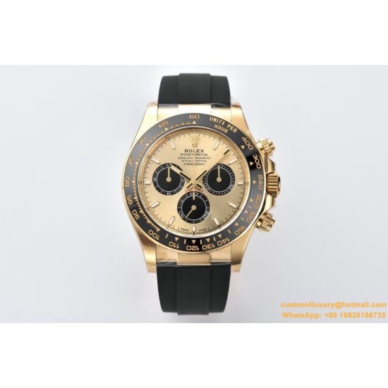 Daytona 126518 40mm YG/RU Gold/Black Clean SH4131 Super Clone