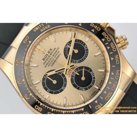 Daytona 126518 40mm YG/RU Gold/Black Clean SH4131 Super Clone