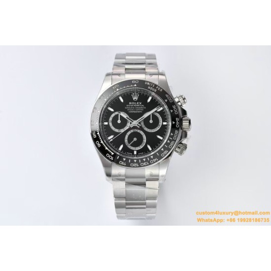 Daytona 126500LN 40mm SS/SS Black Dial Clean SH4131 Super Clone