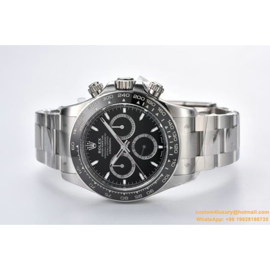 Daytona 126500LN 40mm SS/SS Black Dial Clean SH4131 Super Clone
