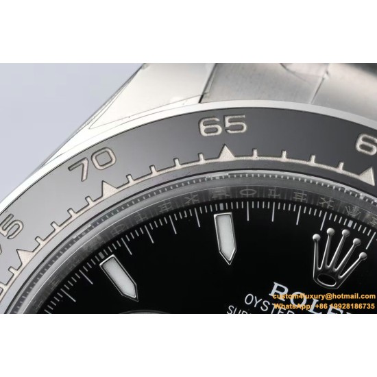 Daytona 126500LN 40mm SS/SS Black Dial Clean SH4131 Super Clone
