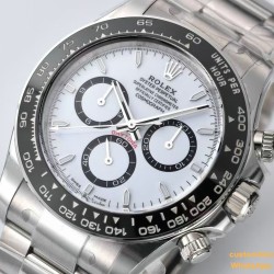 Daytona 126500LN 40mm SS/SS White Dial Clean SH4131 Super Clone