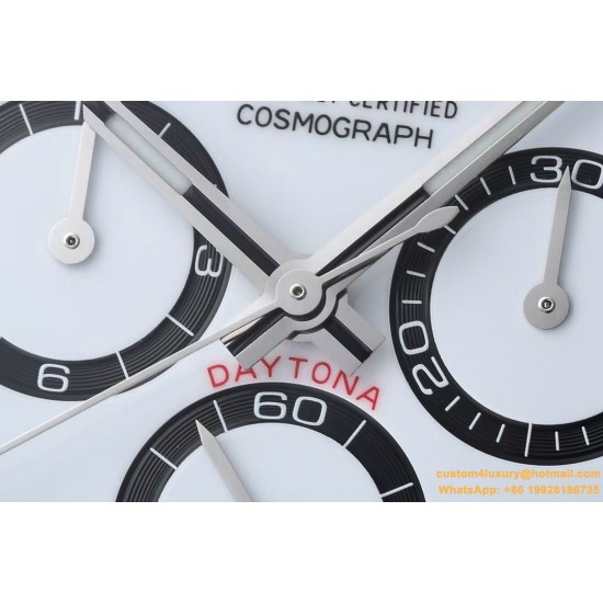Daytona 126500LN 40mm SS/SS White Dial Clean SH4131 Super Clone