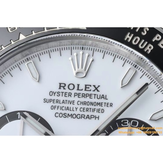 Daytona 126500LN 40mm SS/SS White Dial Clean SH4131 Super Clone