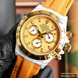 Daytona Diw 40mm Carbon/YG/NY YG/Dial TWF SA4130