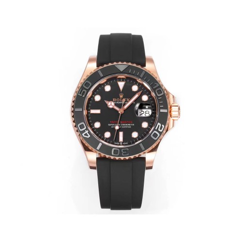 Yacht-Master 126655 40mm RG/RU Black/Dot ARF VR3235(Tungsten Heavy Version)