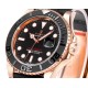 Yacht-Master 126655 40mm RG/RU Black/Dot ARF VR3235(Tungsten Heavy Version)