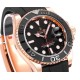 Yacht-Master 126655 40mm RG/RU Black/Dot ARF VR3235(Tungsten Heavy Version)