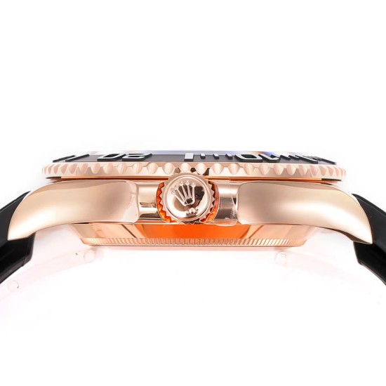 Yacht-Master 126655 40mm RG/RU Black/Dot ARF VR3235(Tungsten Heavy Version)