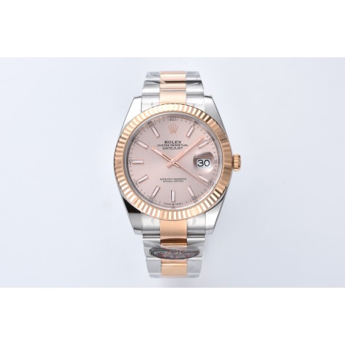 Datejust 126331 41mm Oys RG/SS Champagne/Stk Clean SH3235