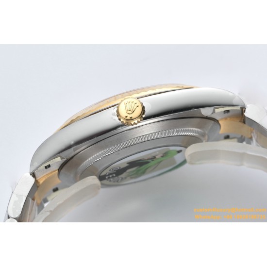 Datejust 126333 41mm Oys YG/SS Gold Texetured Dial Clean VR3235