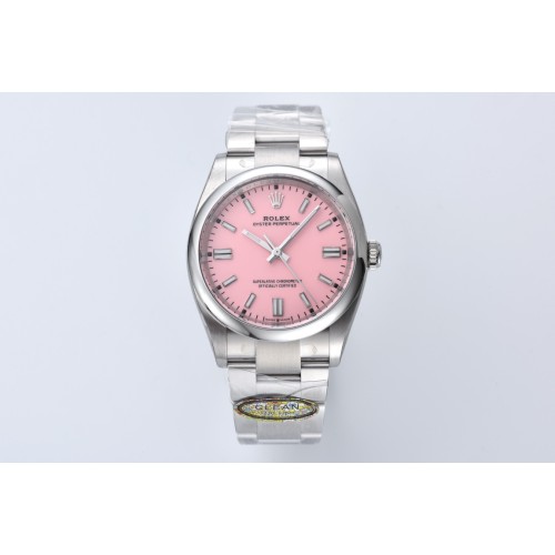 Oyster Perpetual 126000 36mm SS/SS Pink/Stk Clean VR3230