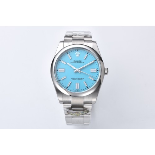 Oyster Perpetual 124300 41mm SS/SS Tiffany Blue Dial Clean VR3230