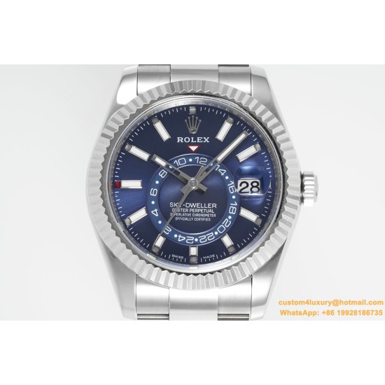 SkyDweller 326934 42mm Oys SS/SS Blue Dial ZF A2824