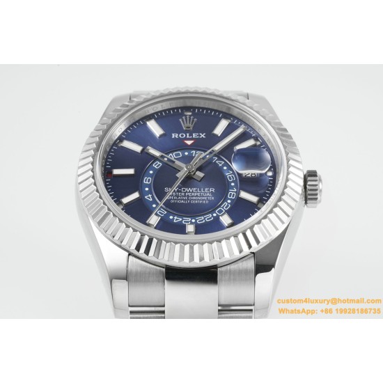 SkyDweller 326934 42mm Oys SS/SS Blue Dial ZF A2824