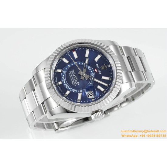 SkyDweller 326934 42mm Oys SS/SS Blue Dial ZF A2824