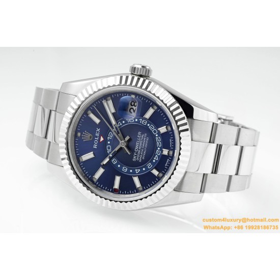 SkyDweller 326934 42mm Oys SS/SS Blue Dial ZF A2824
