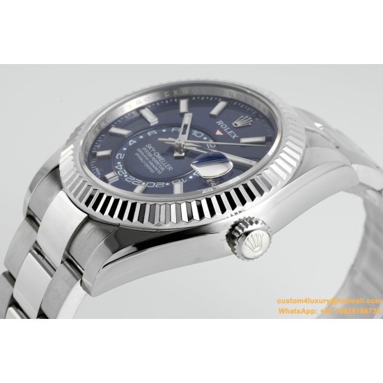 SkyDweller 326934 42mm Oys SS/SS Blue Dial ZF A2824