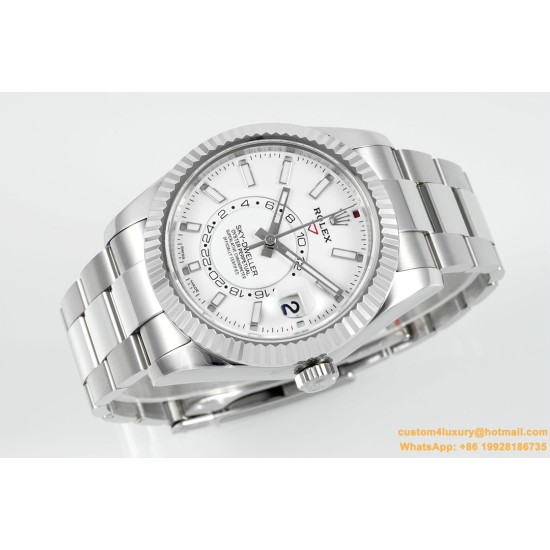 SkyDweller 326934 42mm Oys SS/SS White Dial ZF A2824