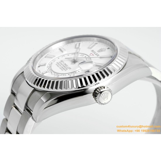 SkyDweller 326934 42mm Oys SS/SS White Dial ZF A2824