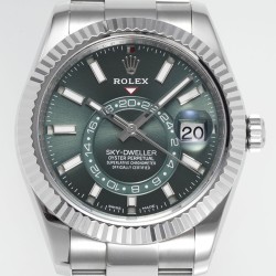 SkyDweller 326934 42mm Oys SS/SS Green Dial ZF A2824