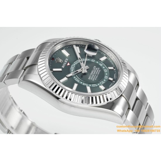 SkyDweller 326934 42mm Oys SS/SS Green Dial ZF A2824