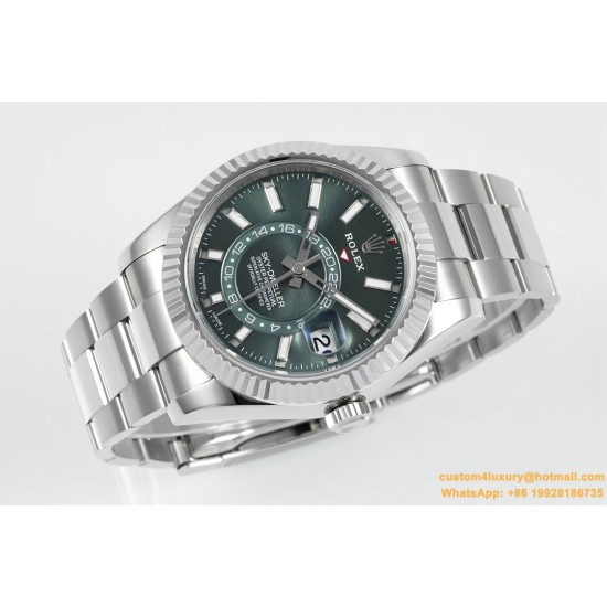 SkyDweller 326934 42mm Oys SS/SS Green Dial ZF A2824