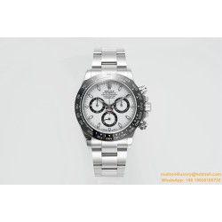 Daytona 126500LN 40mm SS/SS White Dial ZF SH4131
