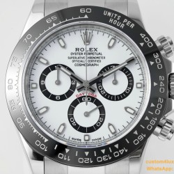 Daytona 126500LN 40mm SS/SS White Dial ZF SH4131