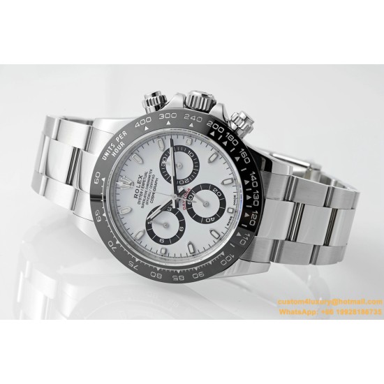 Daytona 126500LN 40mm SS/SS White Dial ZF SH4131