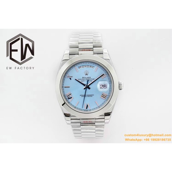 DayDate 40mm SS/SS Blue/Rmn EWF A2836