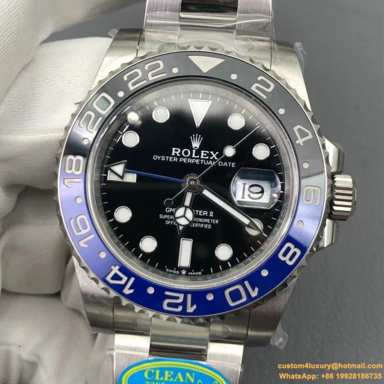 GMT II 126710 Batman Oys 40mm SS/SS Black Clean DD3285 Super Clone