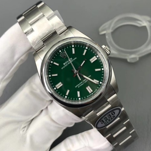 Oyster Perpetual 126000 36mm SS/SS Green/Stk Clean VR3230